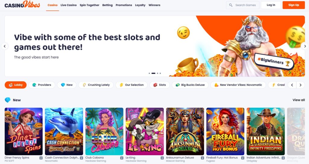 Casinovibes Dashboard